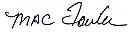 Mac Fowler's Signature